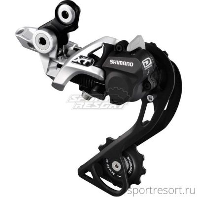 Переключатель задний Shimano Deore XT RD-M786 GS Shadow RD+ (10ск, серебро)