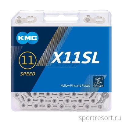 Цепь KMC X-11 SL (11ск,118зв) Super Lite