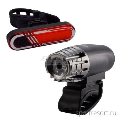 Комплект фонарей Briviga USB Bike Light Set EBL-2256A / EBL-040 (350/50 lm) EBL-2256A+EBL-040