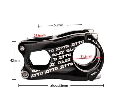 Вынос ZTTO Enduro MTB (1-1/8, 31.8, 50mm, 0°) green
