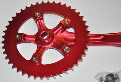 Шатуны SHUN SHING SS-8101 (44T/170mm) Red