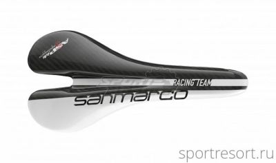 Седло Selle San Marco Aspide Superleggera Racing Team Carbon Black/White