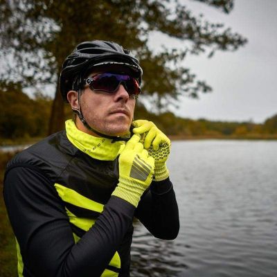 Универсальная повязка GripGrab HeadGlove Hi-Vis Onesize Fluo Yellow 5030