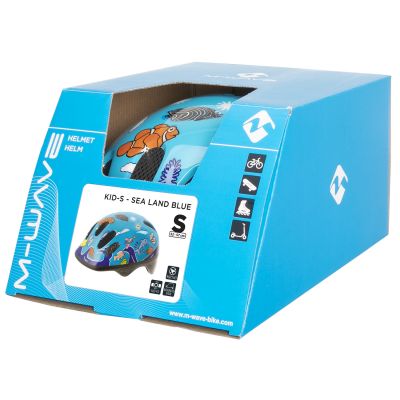 Велошлем M-Wave KID-S Sea Land Blue (S - 52-57) 731000