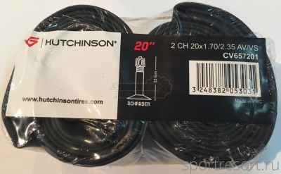 Велокамера Hutchinson 20x1.7/2.35 A/V (пара)