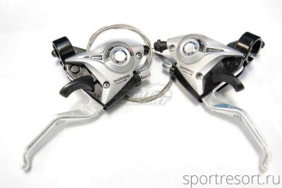 Ручки Dual Control Shimano Tourney ST-EF51 (3х7ск, серебро)