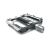 Педали Gineyea K306S black/silver