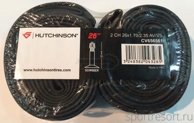 Велокамера Hutchinson 26х1.7/2.35 A/V (пара)