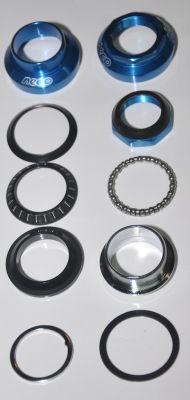 Рулевая колонка Neco H861NW (1-1/8", резьба) Blue