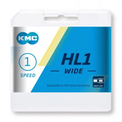 Цепь KMC HL1 Wide 1/8" (100зв,1ск) Black