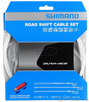 Набор тросов и оплеток для переключения Shimano Road Dura-Ace (белая)