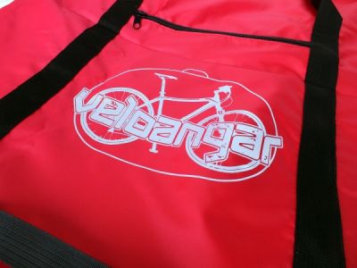 Чехол для велосипеда Veloangar №3 Черный с красными элементами V3-black-red