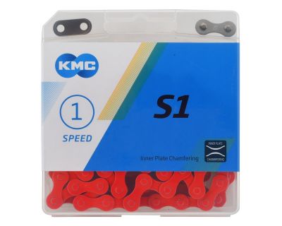 Цепь KMC S-1 (1ск,112зв) Red