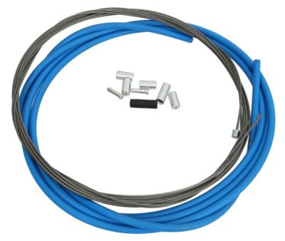 Набор тросов и оплеток для переключения Shimano Road SP41 (синий)