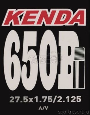 Велокамера Kenda 27.5x1.75-2.125 (45/54-584) A/V-48 mm