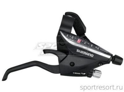 Ручка Dual Control Shimano Tourney ST-EF65-9R-2A (9ск, черная)