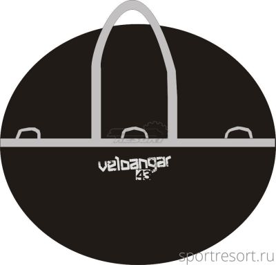 Чехол для складного велосипеда Veloangar №43 (26-28) Черный с красными элементами V43-black-red