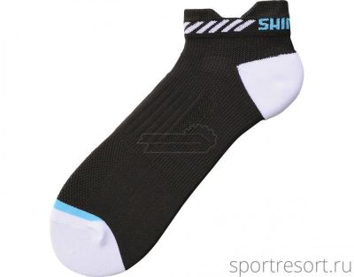 Велоноски Shimano Invisible Black/White Socks короткие XL ECWSCBSNS13U65