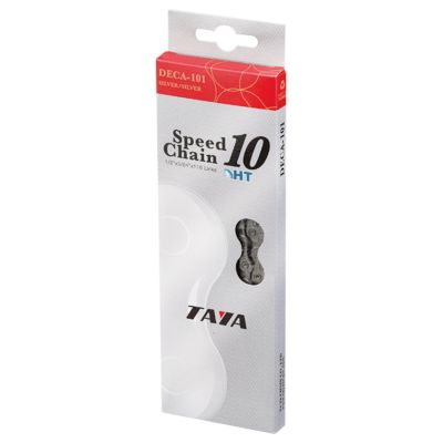 Цепь Taya DECA-101 (10ск,116зв) Silver