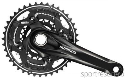 Система Shimano Deore FC-M622 10ск (40/30/22T, 175mm, черная)