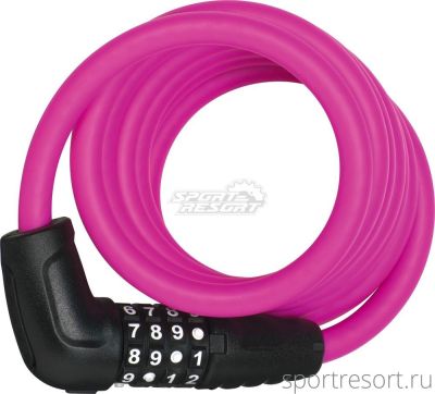 Велозамок ABUS Numero 5510C/180 кодовый (розовый) 05-0016560