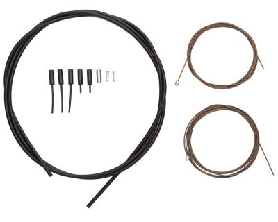 Набор тросов и оплеток для переключения Shimano Road OT-SP41 (черный)