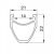 Обод Remerx ALCYON 28/29" (622x14mm) 24H Обод Remerx ALCYON 28/29" (622x14mm) 24H