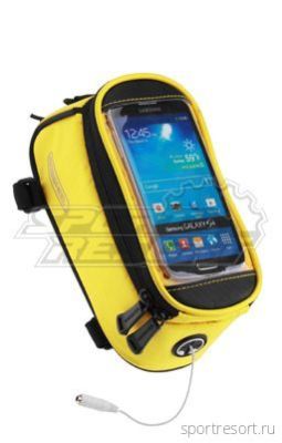 Велосумка на раму Roswheel Phone Bag (Large) Желтая 496L-CF5