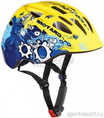 Велошлем Cratoni Akino Robo Yellow-Blue Glossy S (49-53 cm) 112207A1