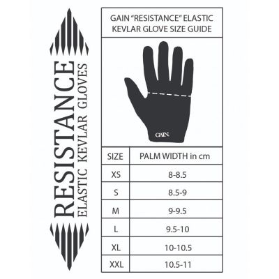 Велоперчатки GAIN Elastic Kevlar (XL) gray resistance 03-000930